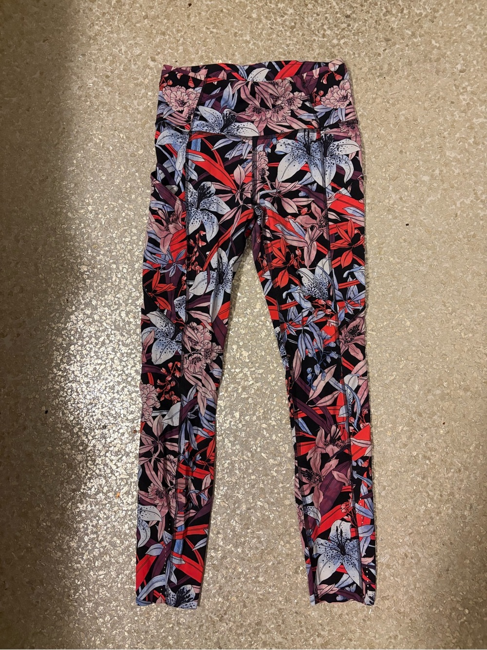 lululemon Floral Print High-Rise Leggings